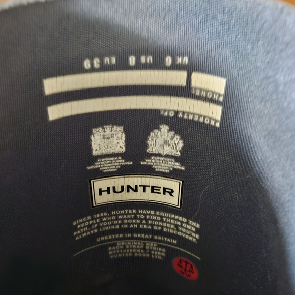 Hunter Black Tall Rain Boots - Picture 5 of 5